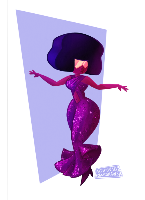 alphonsoramidraws:  Garnet bailando esa cumbia in Selena’s iconic purple jumpsuit! Oh, this was so much fun to draw and I hope y'all  enjoy it just as much!  square mama~ <3