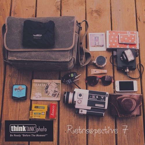 aworldapartmovie: Here’s what’s in our director of photography’s ThinkTank Retrospective 7 bag. She