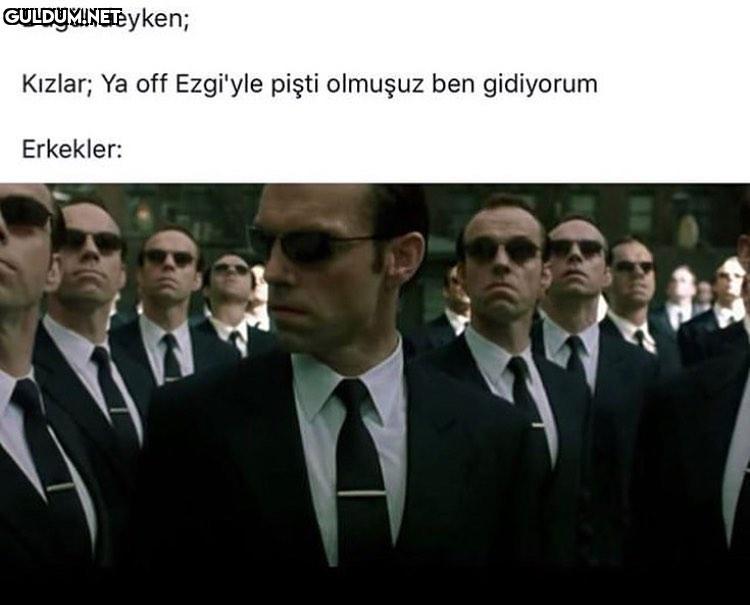 Herkes aynı takımı giyince...