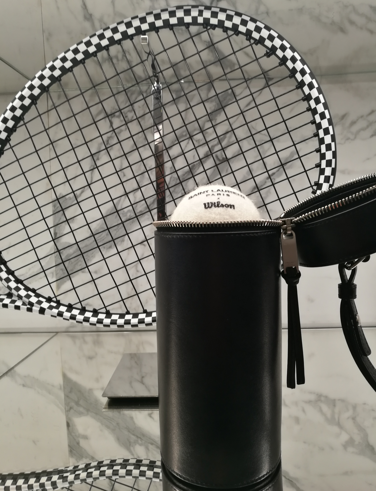 Wilson star tennis racket, Saint Laurent