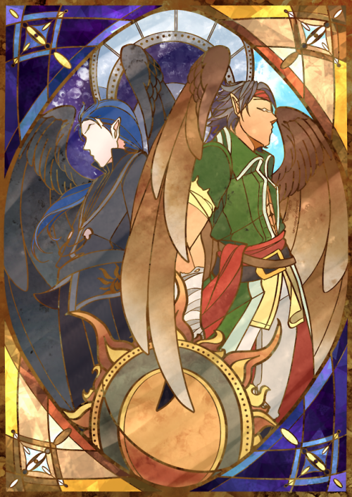 King Naesala and King Tibarn of the LaguzIn other news Naesala has v quickly become my favorite of t