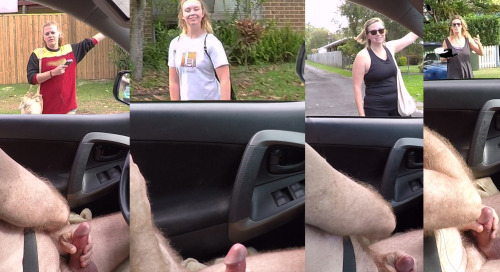 walkingandswinging:Some obviously happy moments while driving naked….Thanks for the submissio