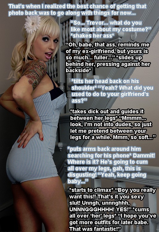 sissyfaggotdesire:  This is such a great story of a sissy finding her true place