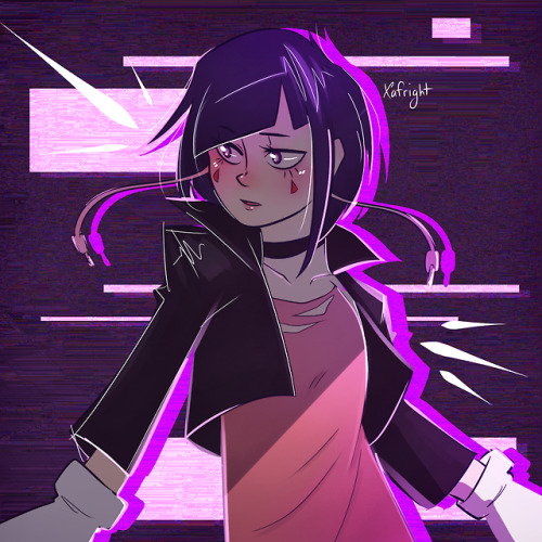 xafright: doodle of my girl
