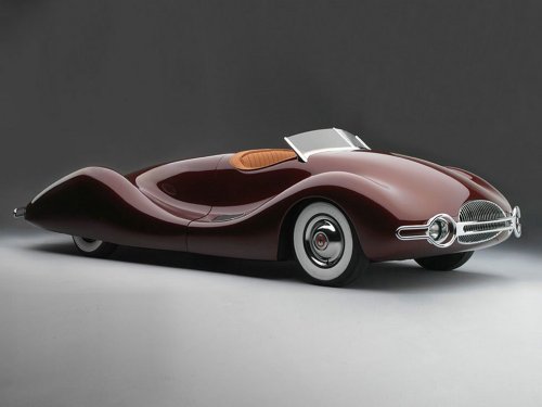 Buick Streamliner, 1948. Designed and manufactured in the 1940s by the mechanical engineer Norman E.