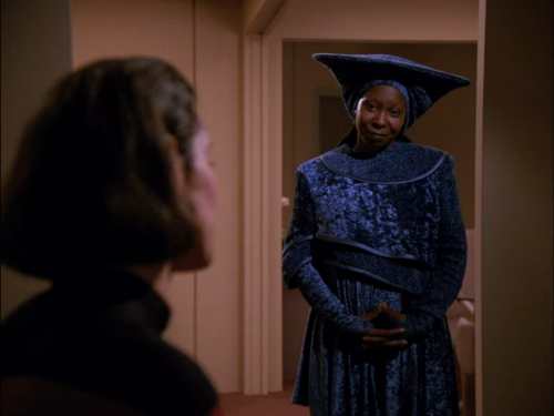 Guinan and Ro in “Ensign Ro” and “Rascals”.