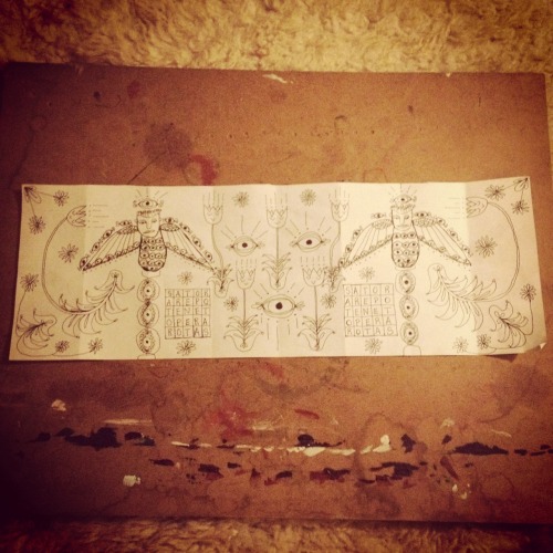 mountainmanhealing:  Fraktur for safe travels 