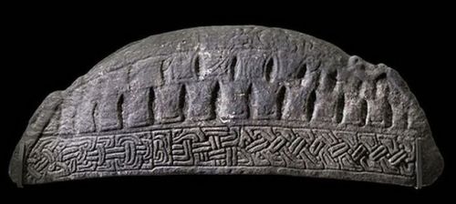Hogback tombstone from Govan Old Parish Church (Glasgow, 800s –1000s).These large tombstones are onl