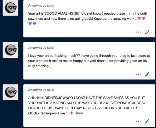 Everyone here is so nice and supportive and ahhhhhhh!!! Just reading such comments brightens the res