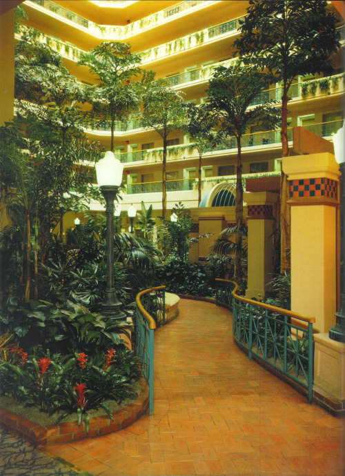 80sretroelectro: Another one from the Ebmassy Suites Hotel in Parsippany, New Jersey. Scan