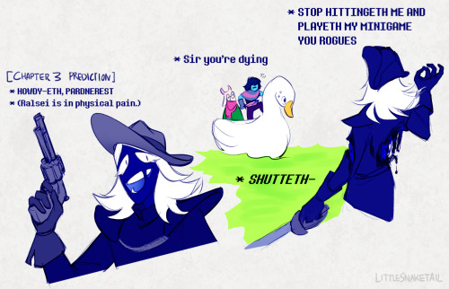 cupcakeshakesnake: Deltarune dump, as mentioned.The last one is called “Three Grownups vs One 