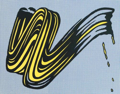 Brushstroke, Roy Lichtenstein, 1965, TatePurchased 1979Size: image: 565 x 724 mmMedium: Screenprint 