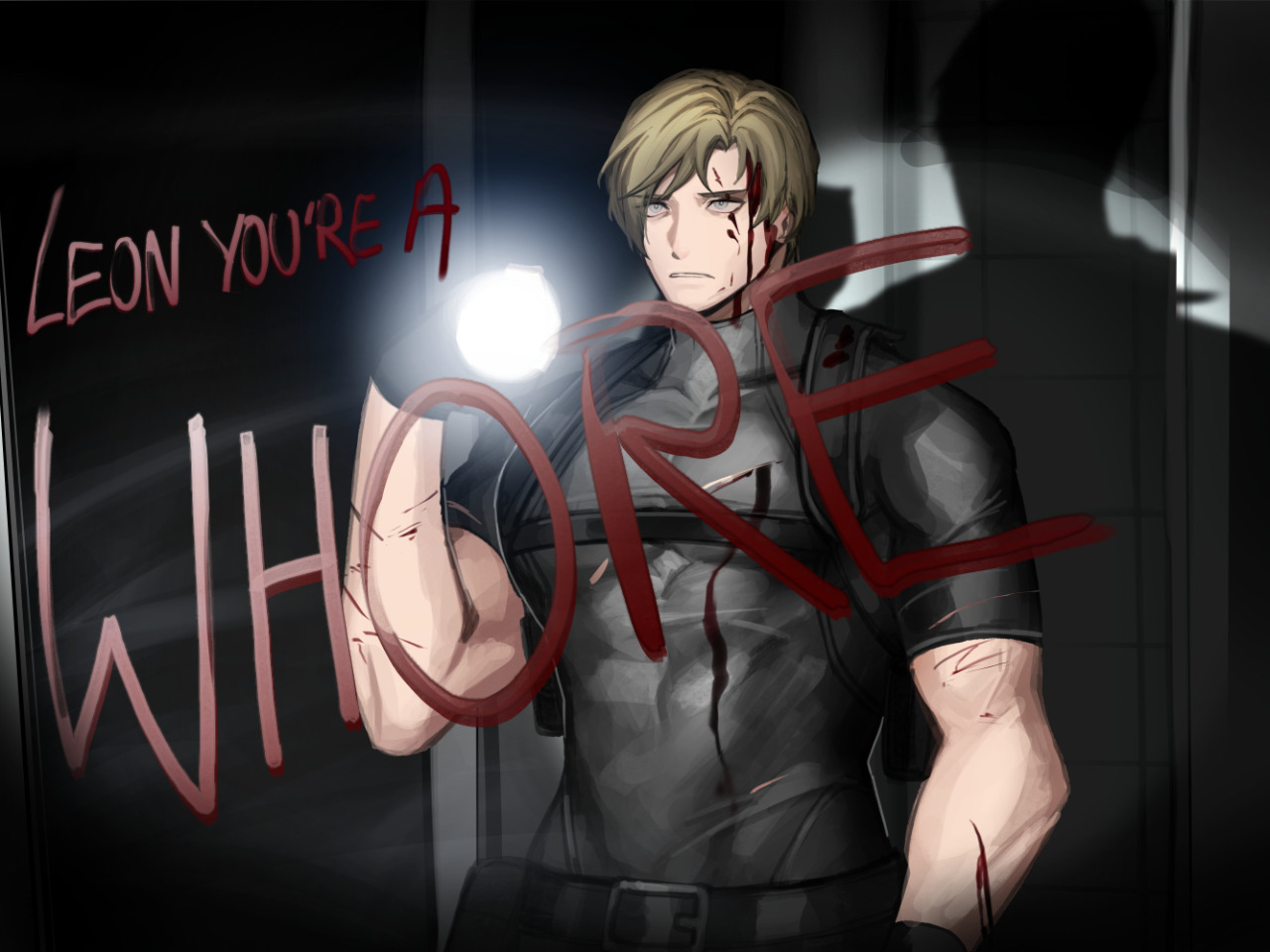 leon s. kennedy (resident evil and 1 more) drawn by tatsumi_(psmhbpiuczn) |  Danbooru