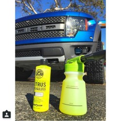 chemicalguys:  Foam blaster from @chemicalguys  #chemicalguys #foamblaster #citruswash #iphone6 #ayferiakrew #perikaso #ufff #thatjpdoe #methodracewheel #rigidindustries #rigidnation #mbrp #svtraptor #ford #truckdaily #fordonly #airaid #svt #raptorsvt