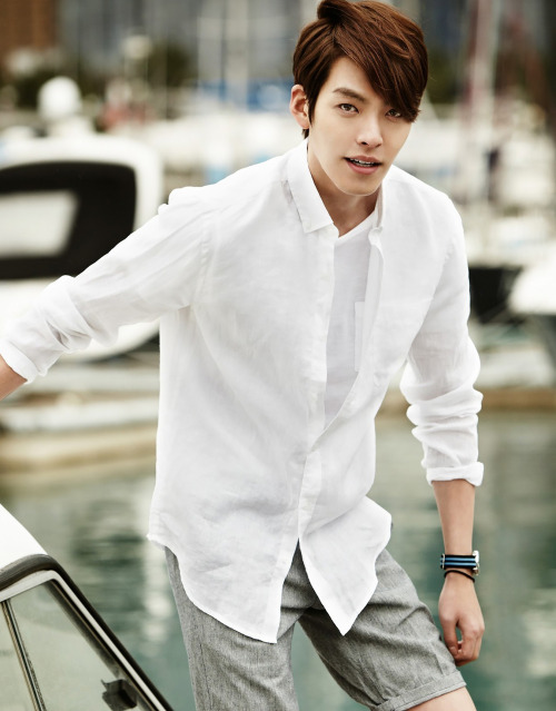 kpophqpictures:[CF] Kim Woo Bin – Giordano S/S 2014 1350x1725 