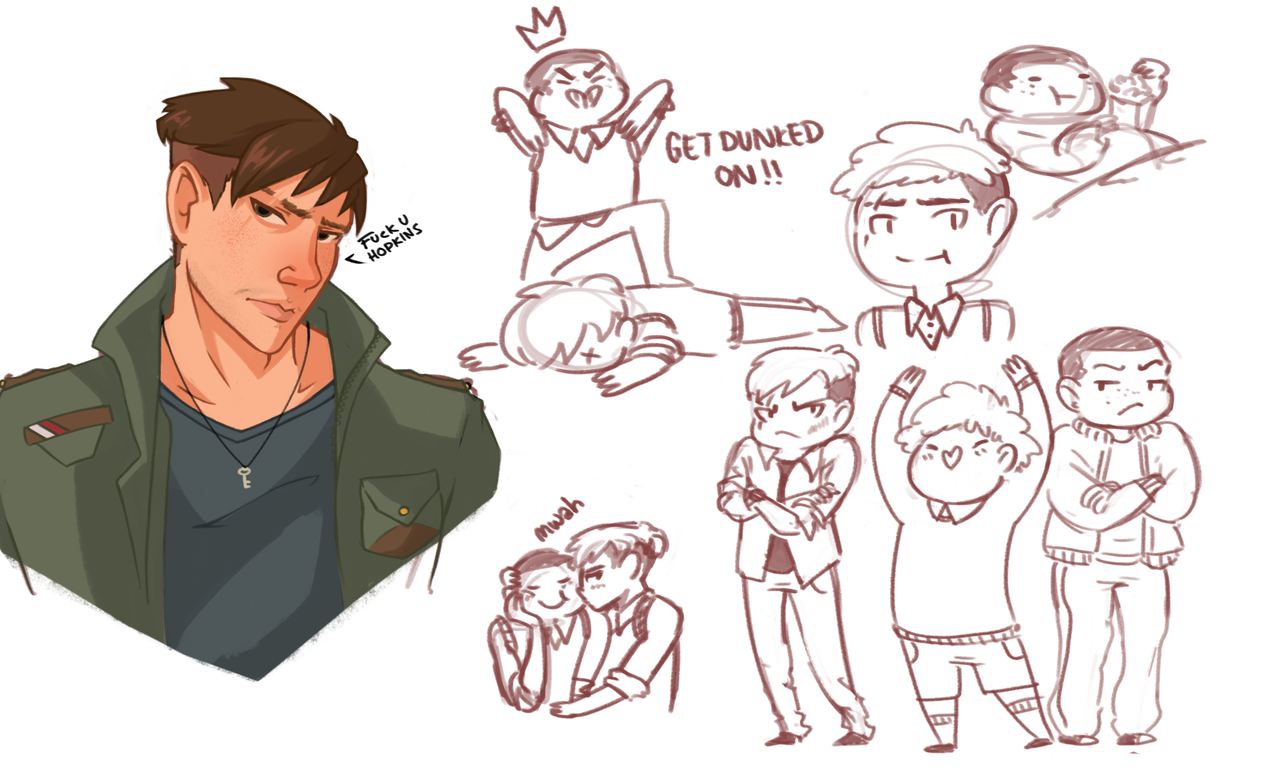 Bully sketchdump. This is how I imagine Gary after... - ˗ˏˋ selcric ˎˊ˗ ᨐ