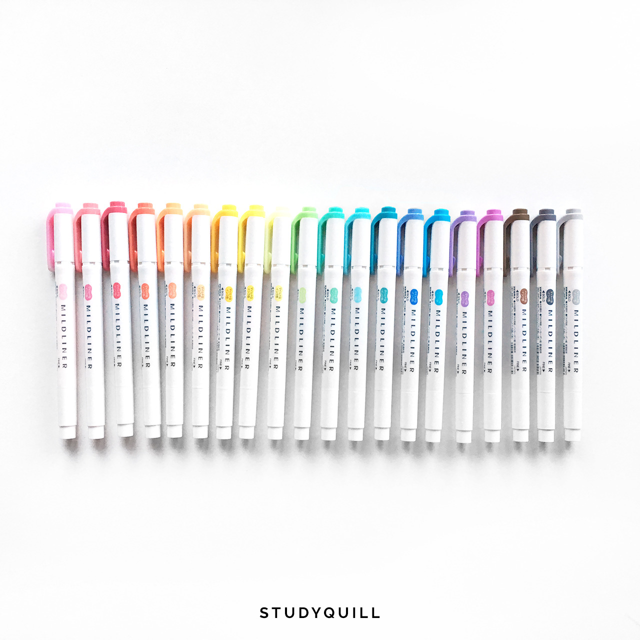studyquill: all 20 zebra mildliners! 