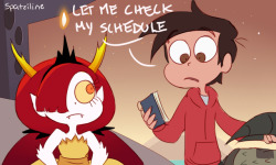 chillguydraws: spatziline:  Marco’s busy schedule  +Patreon+   Why are you making my baby sad?  no, Star is the one to blame! &gt;|C