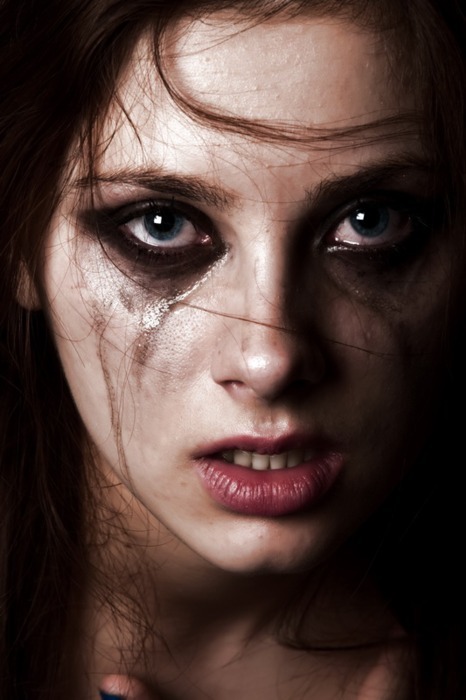 Her tears have not extinguished the fires of defiance in her eyes. She will break