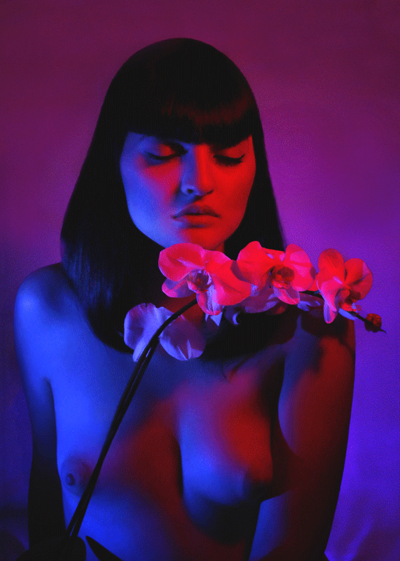 louismaclean:  Photo by Digital Future / Louis MacLeanModel is CeliaLighting test