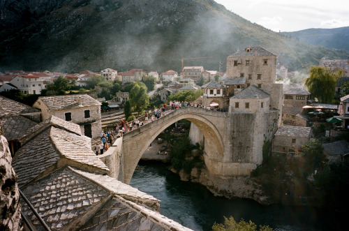 Mostar, Hercegovina {Ricoh GR1 and Fuji 400H Pro}