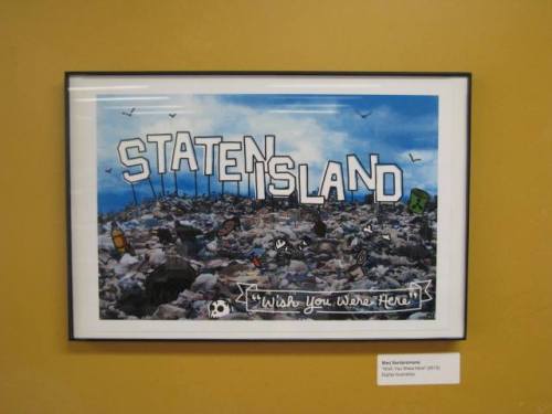 My piece for a Staten Island postcard art show.
