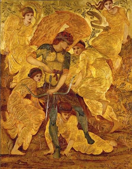 loumargi:Edward Burne-Jones- cupid’s hunting fields 1882
