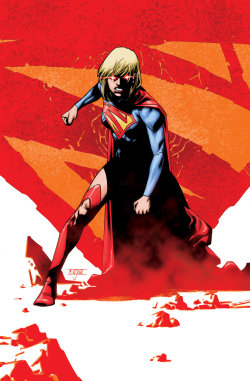 herochan:  Supergirl #21 Cover Art Drawn