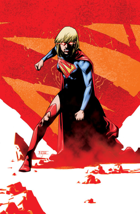 herochan:  Supergirl #21 Cover Art Drawn by Mahmud Asrar Colors by Daniel Brown 