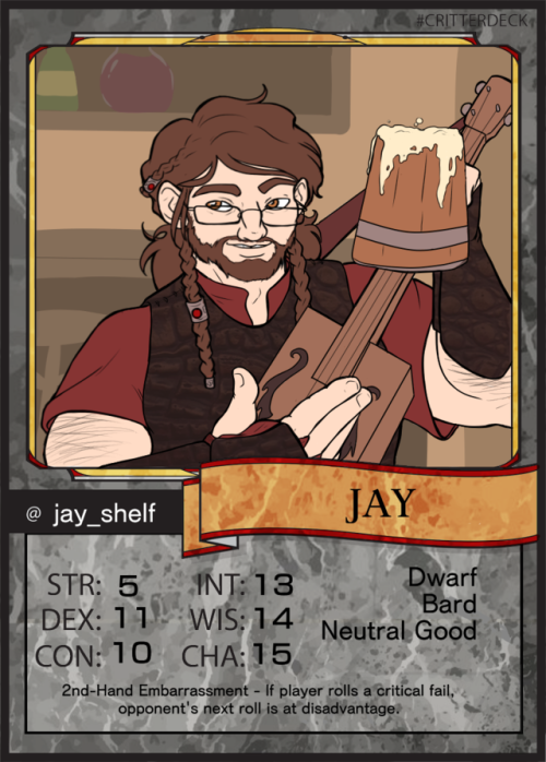 Couldn&rsquo;t resist joining in on the #critterdeck fun! Additional special ability fact: this 