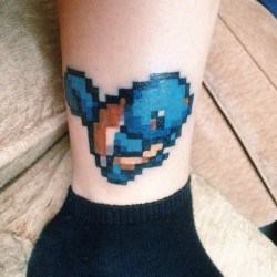 asvprock:  mawmaid:  I finally have my favorite Pokemon tattooed on me fuck yeahhh😭💙  this tattoo is perfect.