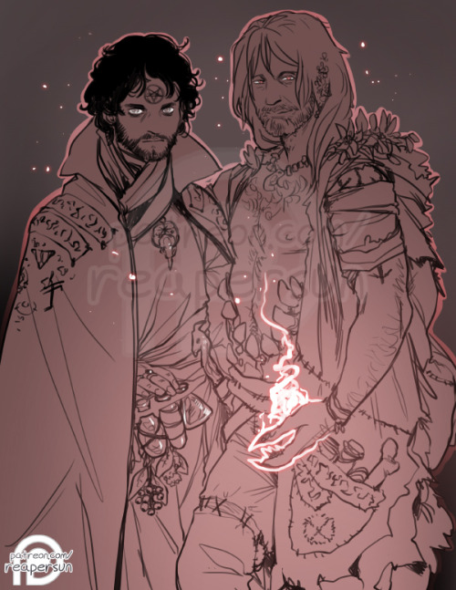 Support me on Patreon! -> patreon.com/reapersunA  patron requested Hannigram as witches and then a whole backstory happened: Will is the proper academy witch, trained to enforce the laws of the empire, who throws off the bindings of his institution