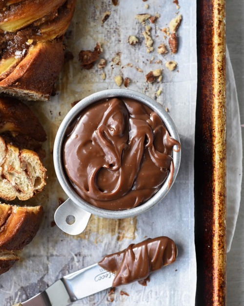 sweetoothgirl:Salted Caramel Ganache Babka