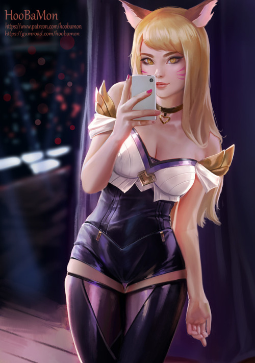 KDA AhriSupport me on Patreon and get NSFW images!www.patreon.com/hoobamonYou can get this image set