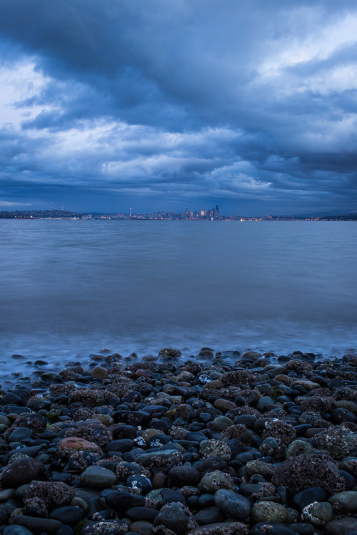 Seattle skyline from Bainbridge Island, WA