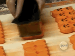 Pumpkin peeps in production