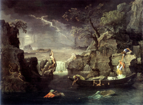 artist-poussin: Winter (The Flood), 1664, Nicolas Poussin Medium: oil,canvaswww.wikiart.org/