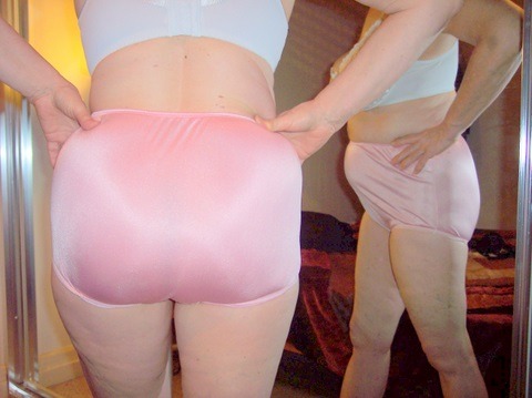 full back satin panties