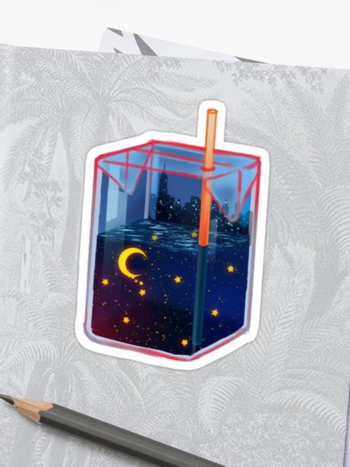 magicalshopping: ♡ Star Juusu Sticker by SeerStuff ♡ 