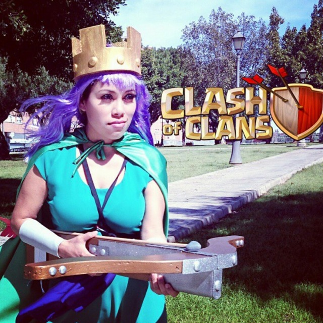 Clash of Clans #clash of clans #cosplay#reina#arquera#archer#queen#archer queen