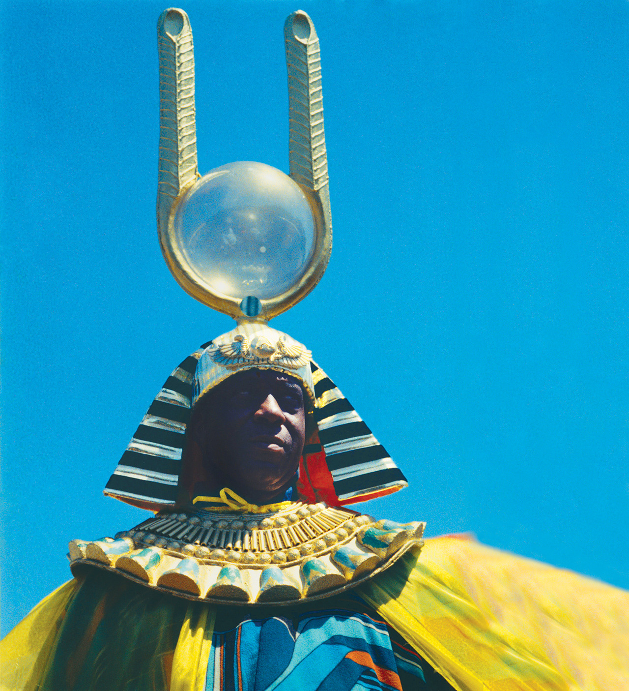 mierdadevida:  Sun Ra on location in California for Space is the Place,early 1970s