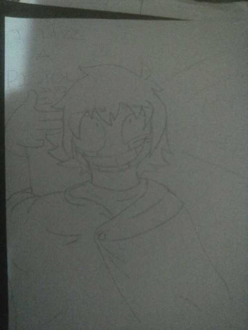Wheeze  Here’s a sketch, just in case I don’t finish the picture in time for you to see I’m using lyrics from that song (ps thank you for unintentionally introducing me to that song-) “I take a pistol and I blow my brain”RubiBruh response: AAAAAAAAAA