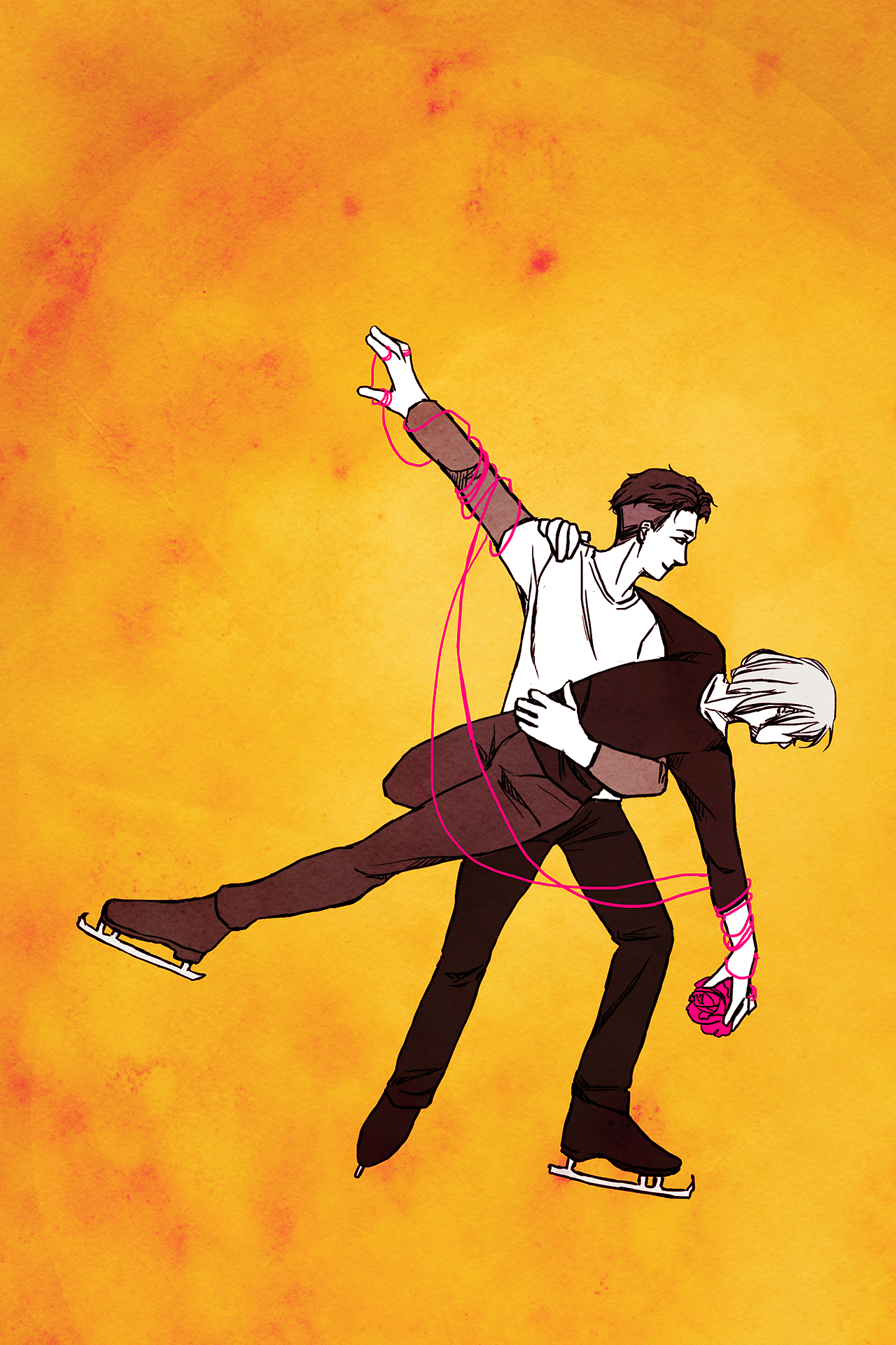 cymeteria-pencils: Otayuri Week↪ day six &amp; day seven - Pair skate &amp;