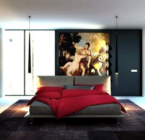 Contemporary Bedroom - Loft-Style