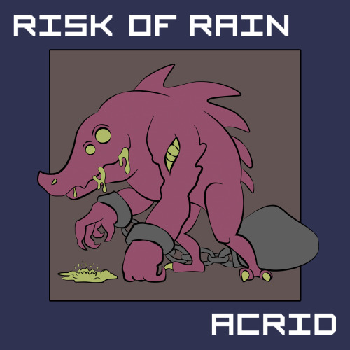 asawicka:  Acrid from Risk of Rain. My favorite character right now.  Illustrator CS6