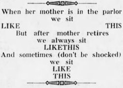 yawnquixano: gablehood:  yesterdaysprint:   Feather River Bulletin, Quincy, California, March 20, 1924     I’m annoyed it took me so long to figure this out. 