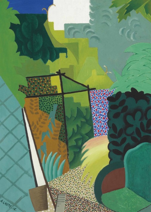 thunderstruck9:André Lhote (French, 1885-1962), Le jardin [The garden], 1916. Oil on canvas, 81.3 x 