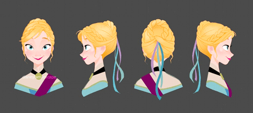 disneyismyescape:  Elsa and Anna Concept Art 