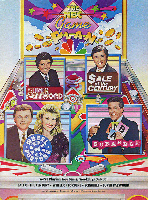 rediscoverthe80s:  NBC TV Game Show Ad by Neato Coolville on Flickr.