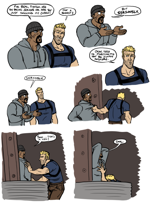 coecretsquid: Some more jack and Gabe for you in these trying times. I’ve basically tricked my